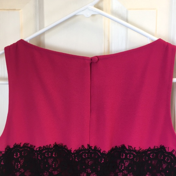 Pink and black lace dress - Picture 5 of 6